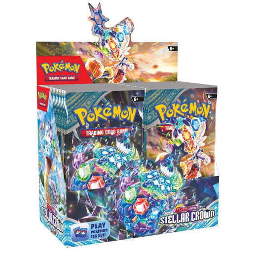 Pokémon TCG: Scarlet & Violet-Stellar Crown Booster Display Box